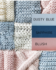 PRE ORDER - Pastel Knitted Blanket Squares