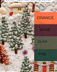 Christmas Village Embroidery