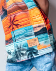 Summer Palm Tree Patchwork