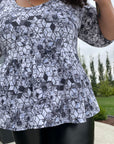 PRE ORDER - Washed Out Floral Geo