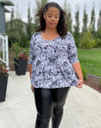 PRE ORDER - Washed Out Floral Geo