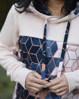 PRE ORDER - Navy Rose Geo