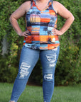 Summer Palm Tree Patchwork