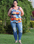 Summer Palm Tree Patchwork