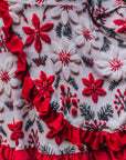 PRE ORDER - Poinsettia Embroidery