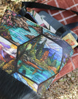 PRE ORDER - Hexagon Stained Glass Mountains