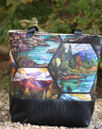 PRE ORDER - Hexagon Stained Glass Mountains