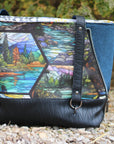 PRE ORDER - Hexagon Stained Glass Mountains