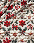 PRE ORDER - Poinsettia Embroidery