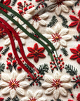 PRE ORDER - Poinsettia Embroidery