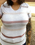 PRE ORDER - Cinnamon Rose Stripe