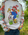 Retro Bros Cream Panel