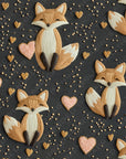 PRE ORDER - Embroidered Foxes