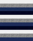PRE ORDER - Navy Silver Stripe