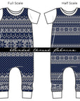 PRE ORDER - Navy Silver Sweater
