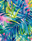 Neon Watercolour Palms