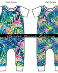Neon Watercolour Palms