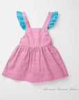 Pink Bubblegum Linen Look