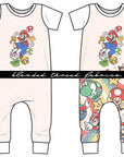 Retro Bros Cream Panel