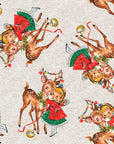 Vintage Reindeer Hugs