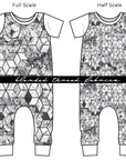 PRE ORDER - Washed Out Floral Geo