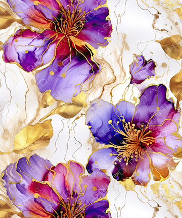 Alcohol Ink Flowers