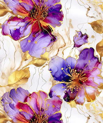 PRE ORDER - Alcohol Ink Flowers