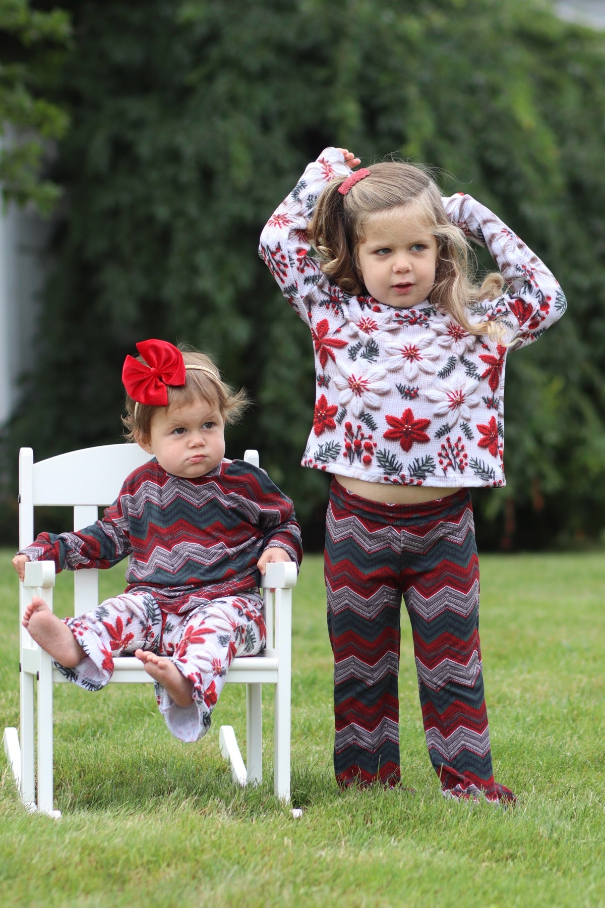PRE ORDER - Textured Christmas Chevron