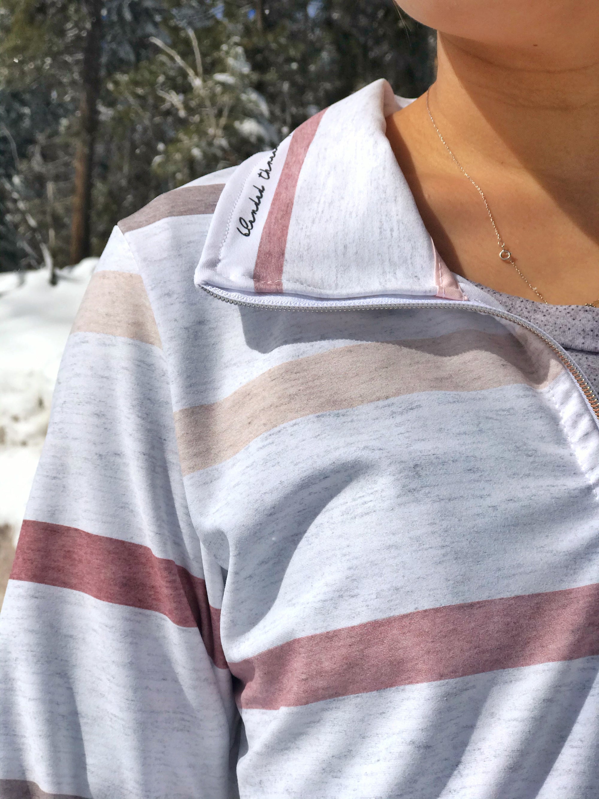 PRE ORDER - Cinnamon Rose Stripe