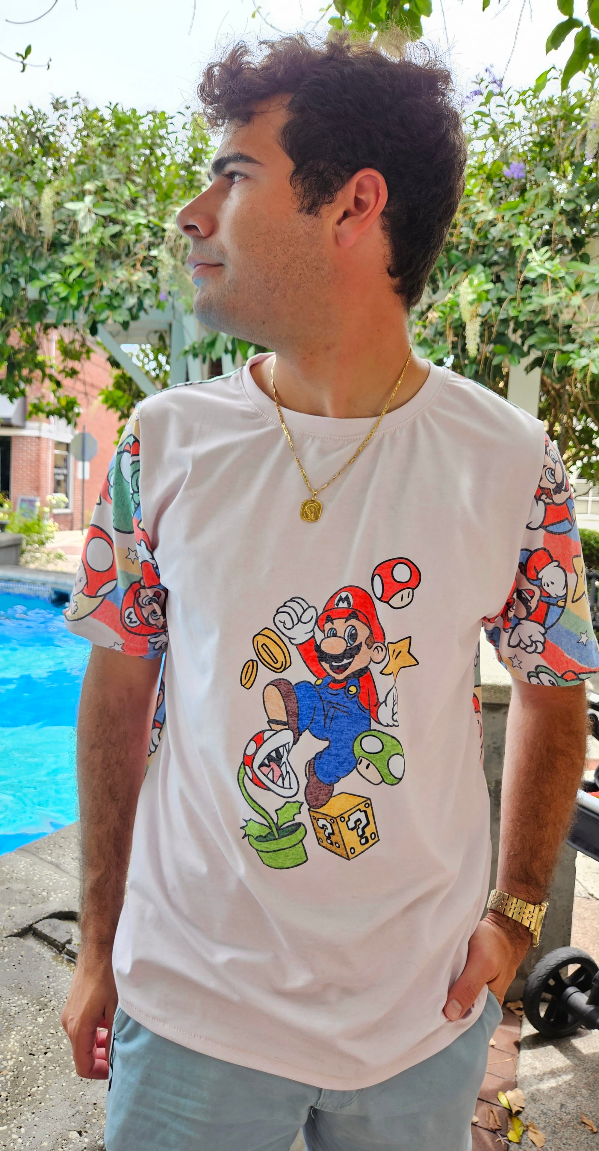 Retro Bros Cream Panel