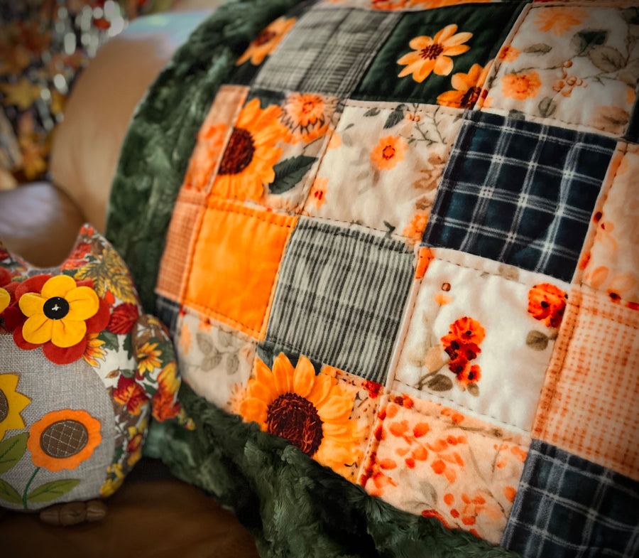 PRE ORDER - Sunflower Quilt Patchwork