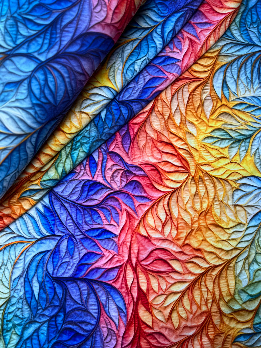 Quilted Summer Leaves