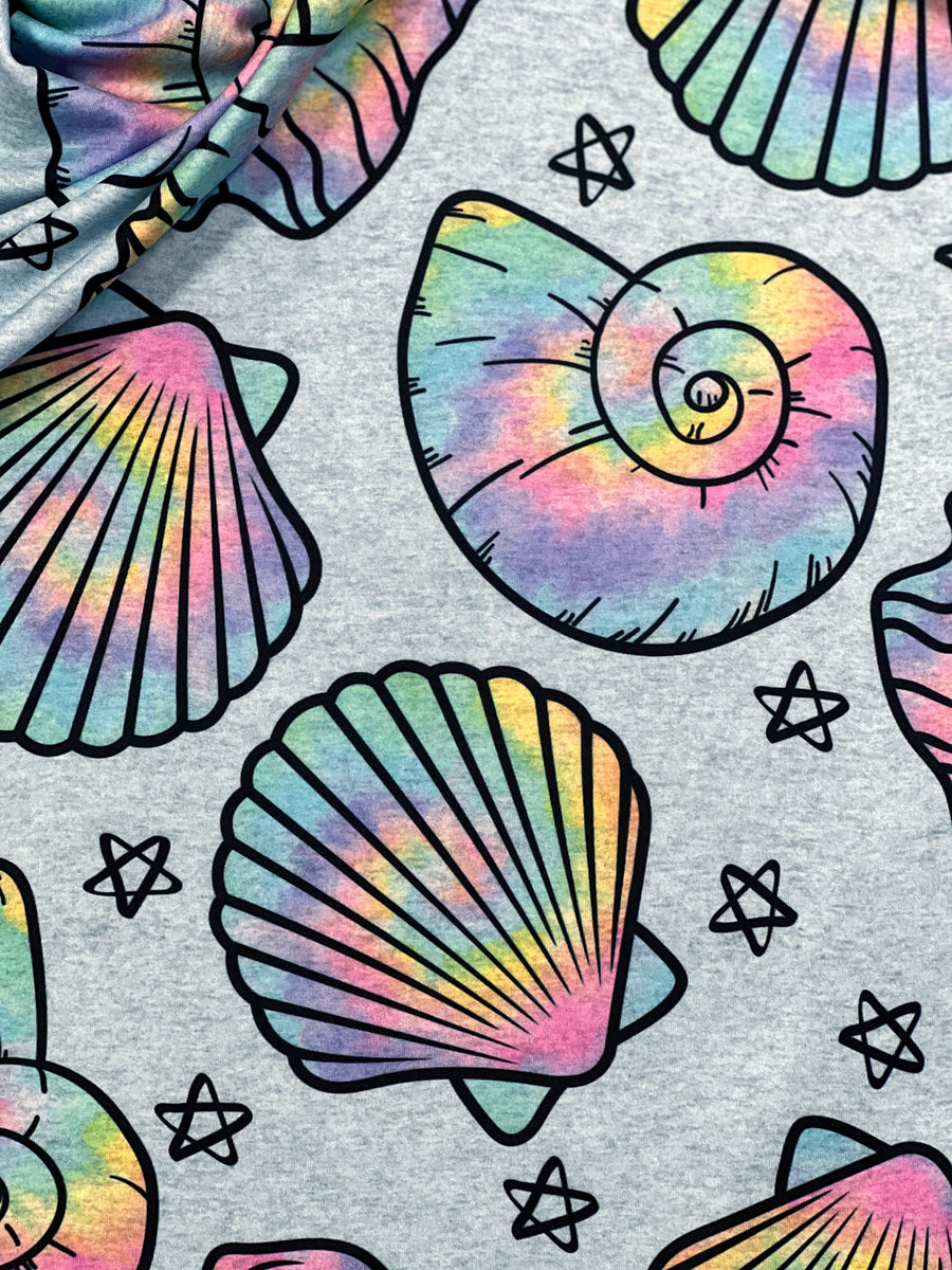 Tie Dye Seashells