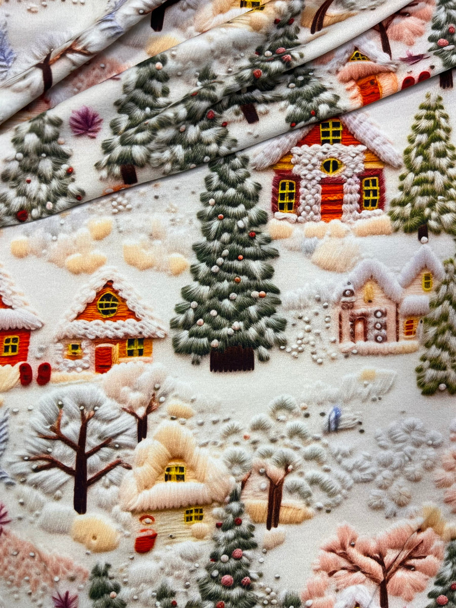 PRE ORDER - Christmas Village Embroidery