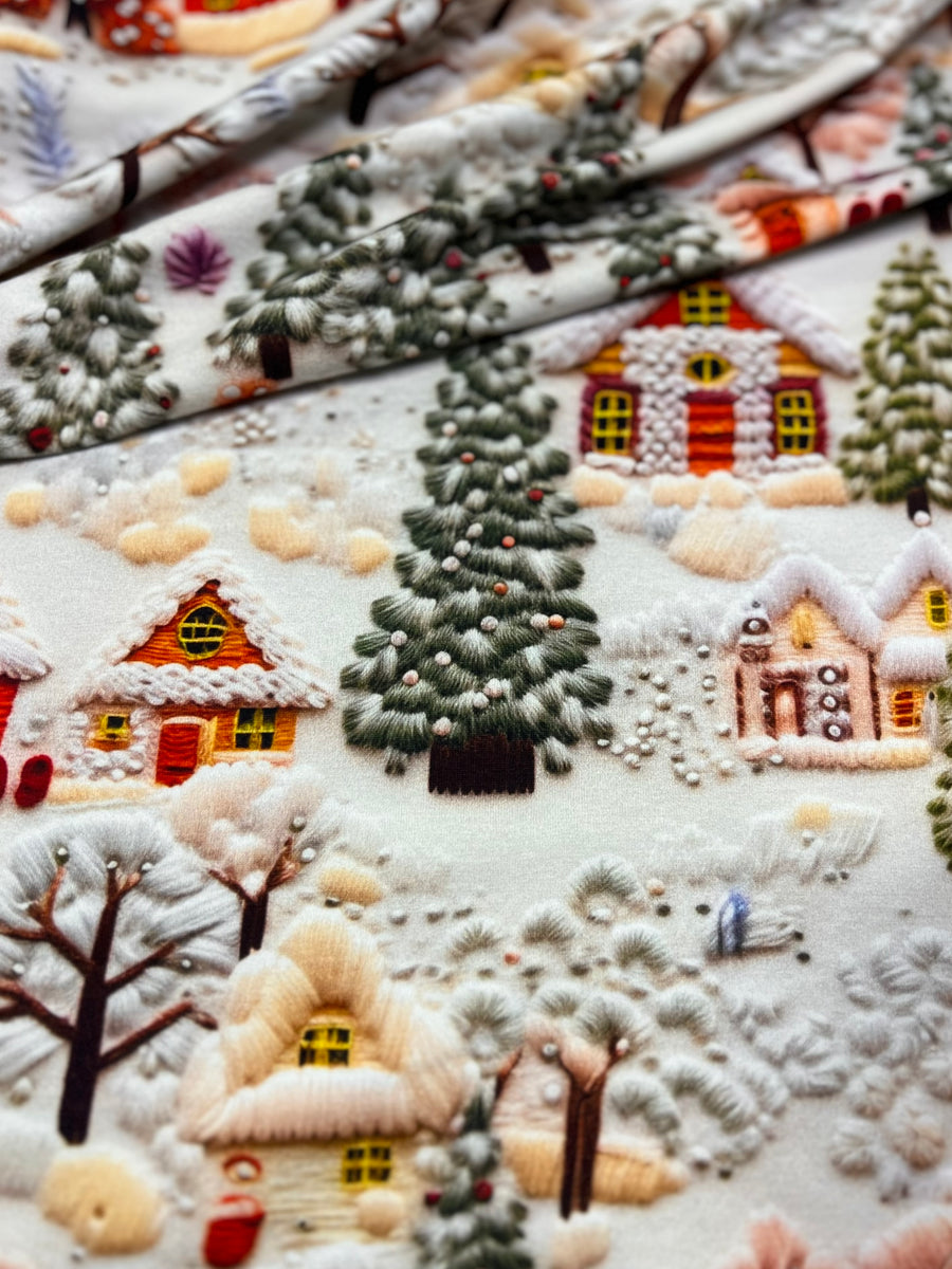 PRE ORDER - Christmas Village Embroidery