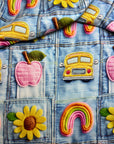 PRE ORDER - Denim School Patchwork