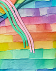 PRE ORDER - Frosted Rainbow Stripes