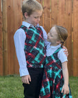 PRE ORDER - Sparkle Christmas Plaid