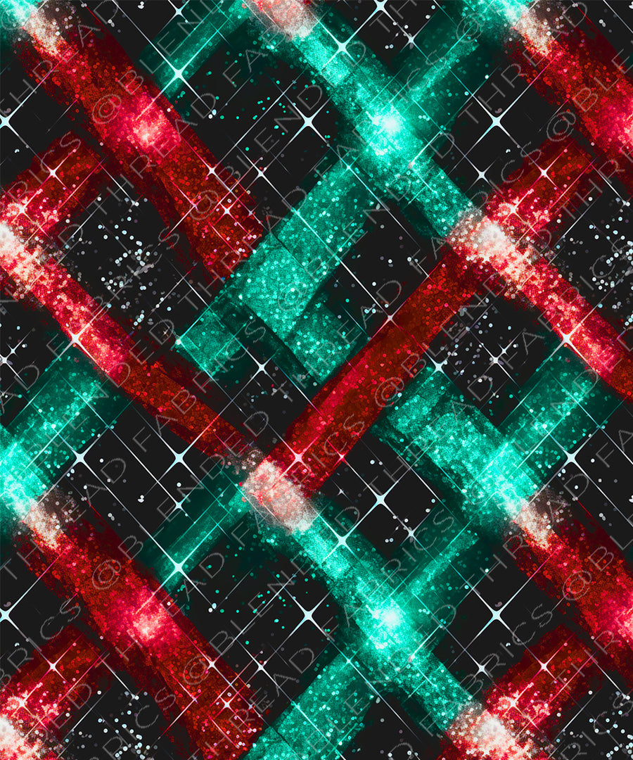 PRE ORDER - Sparkle Christmas Plaid