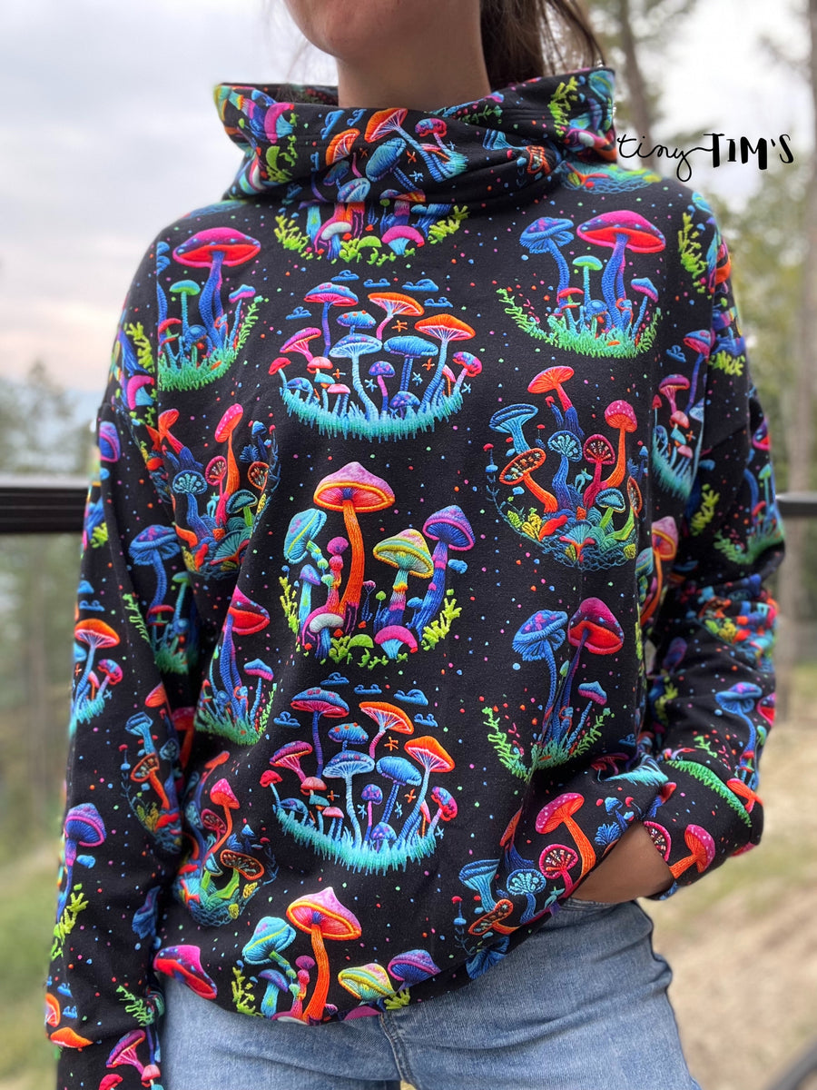 R58 * - Neon Mushroom Embroidery