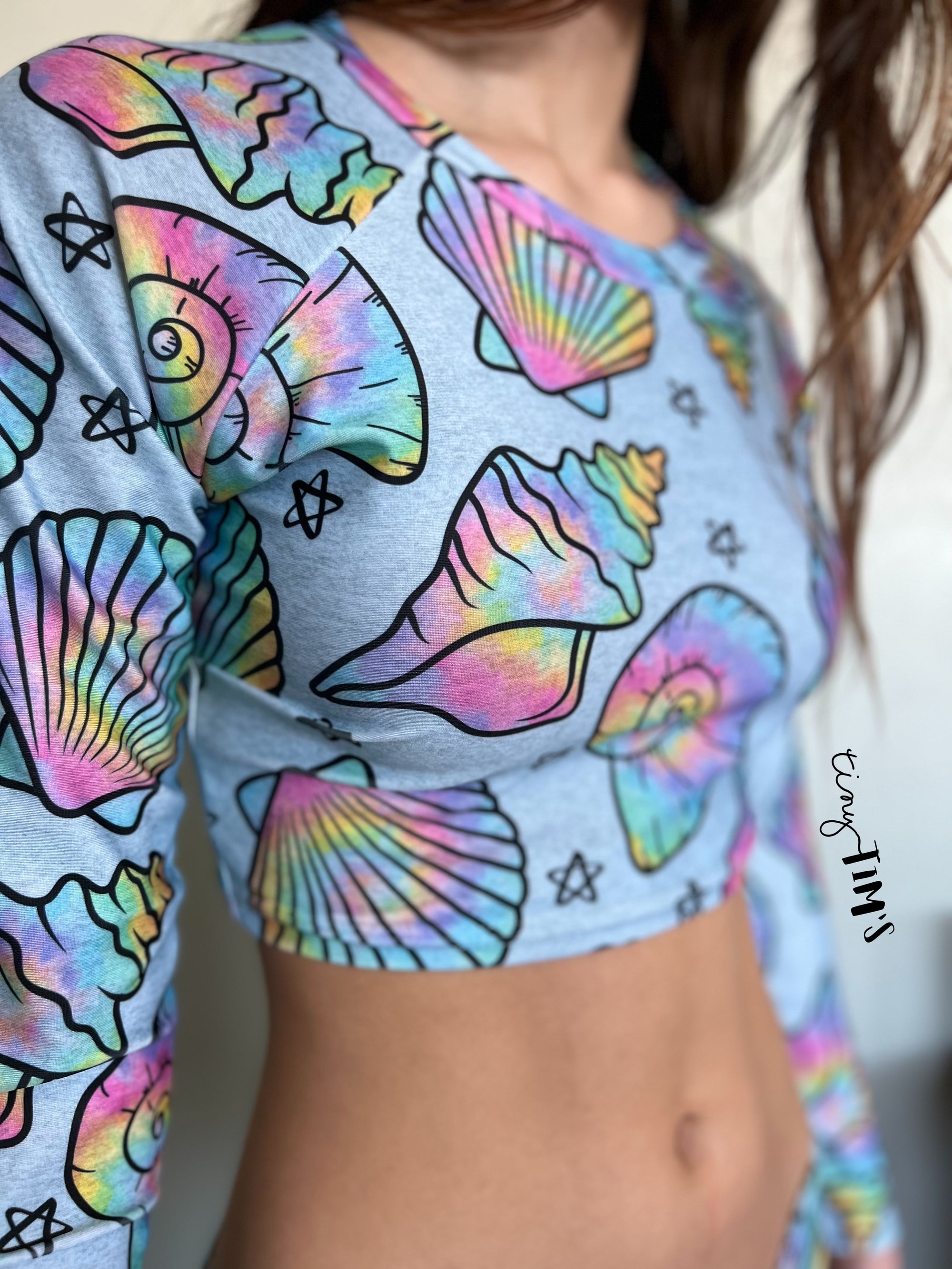 Tie Dye Seashells