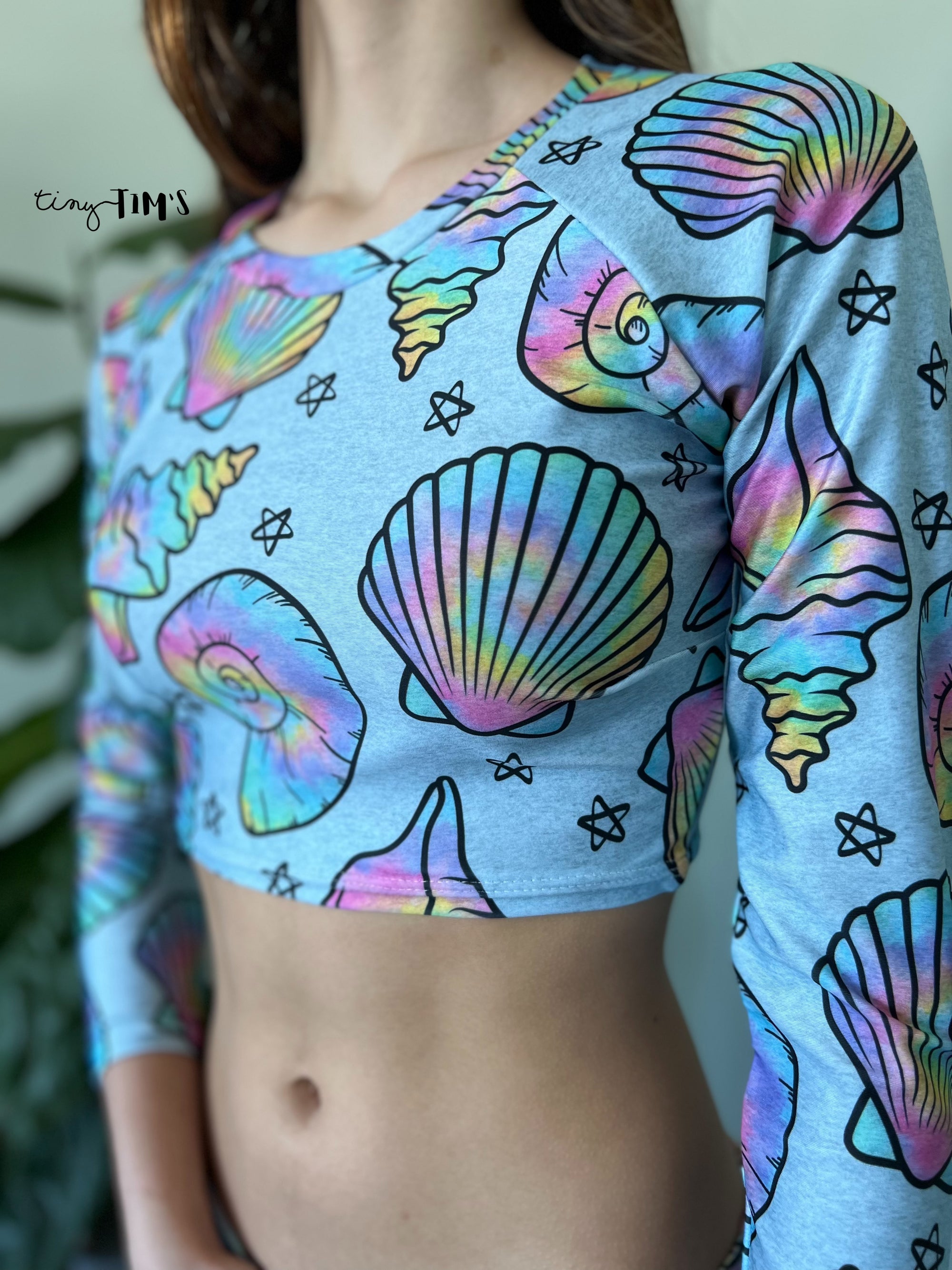 Tie Dye Seashells