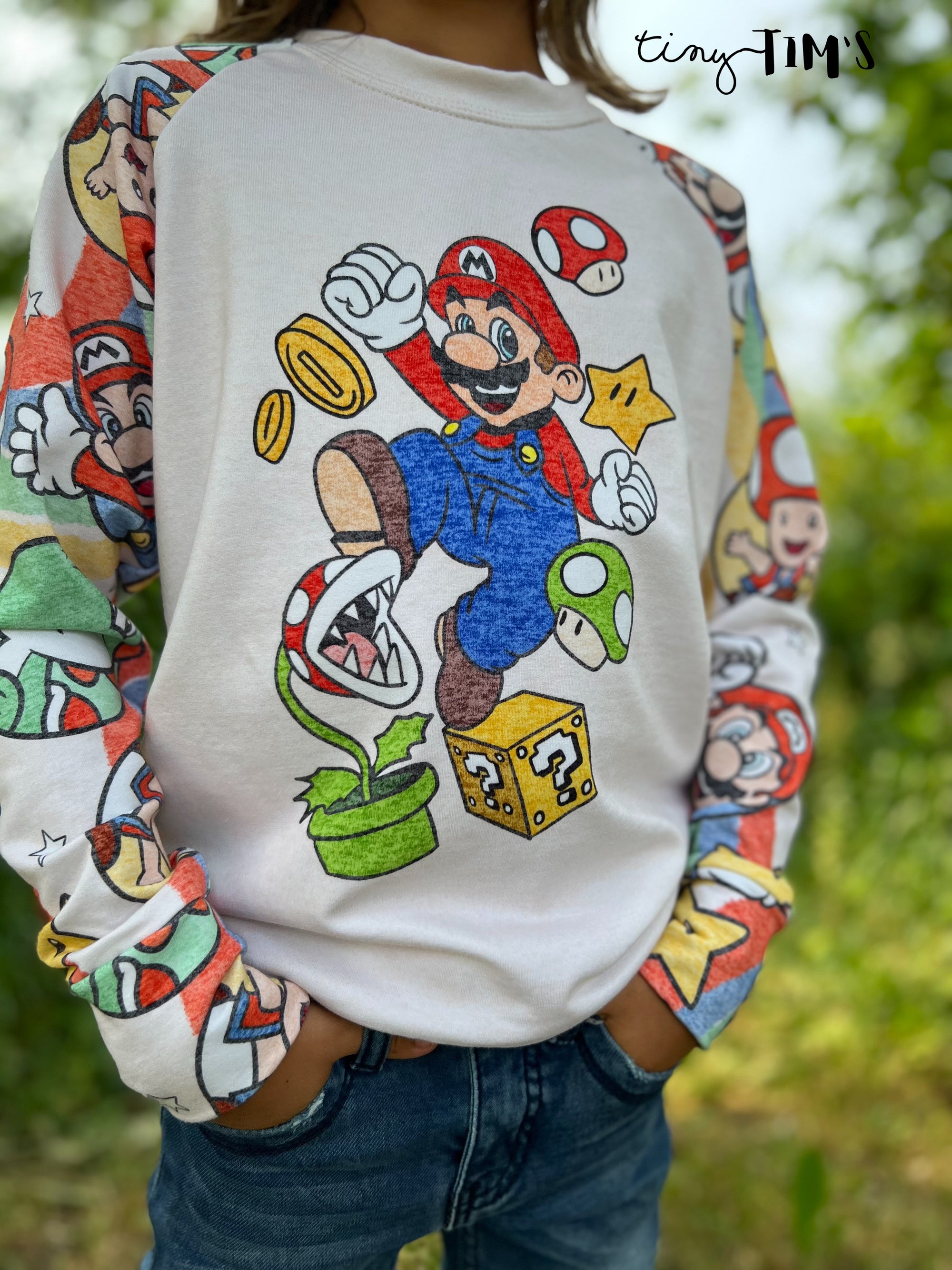 Retro Bros Cream Panel