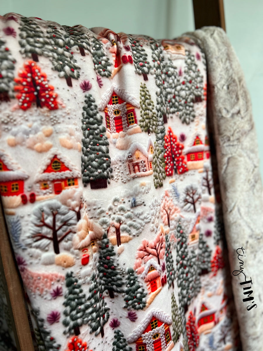 PRE ORDER - Christmas Village Embroidery