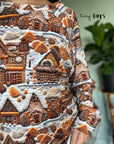 PRE ORDER - Gingerbread Village Embroidery