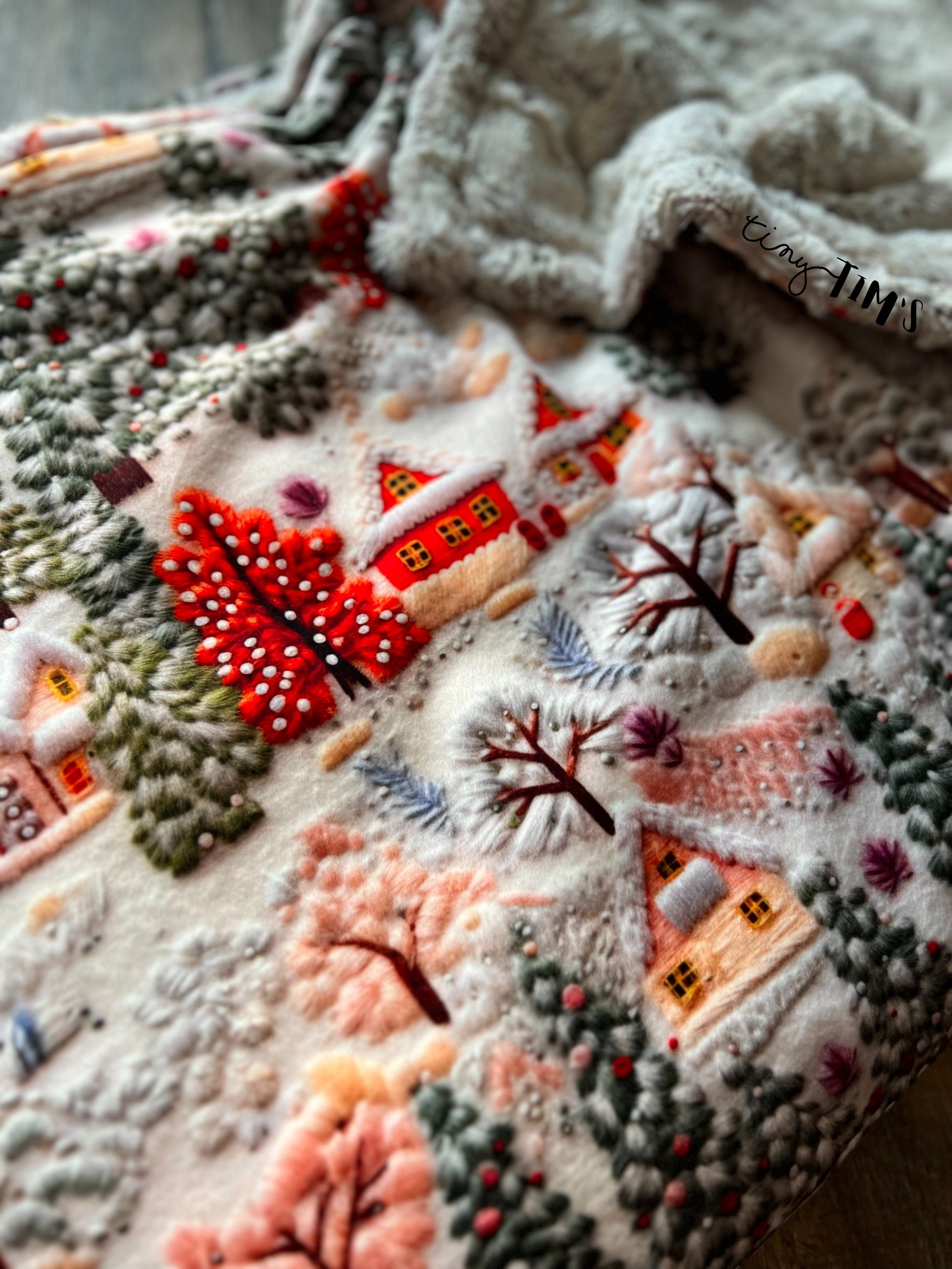 PRE ORDER - Christmas Village Embroidery