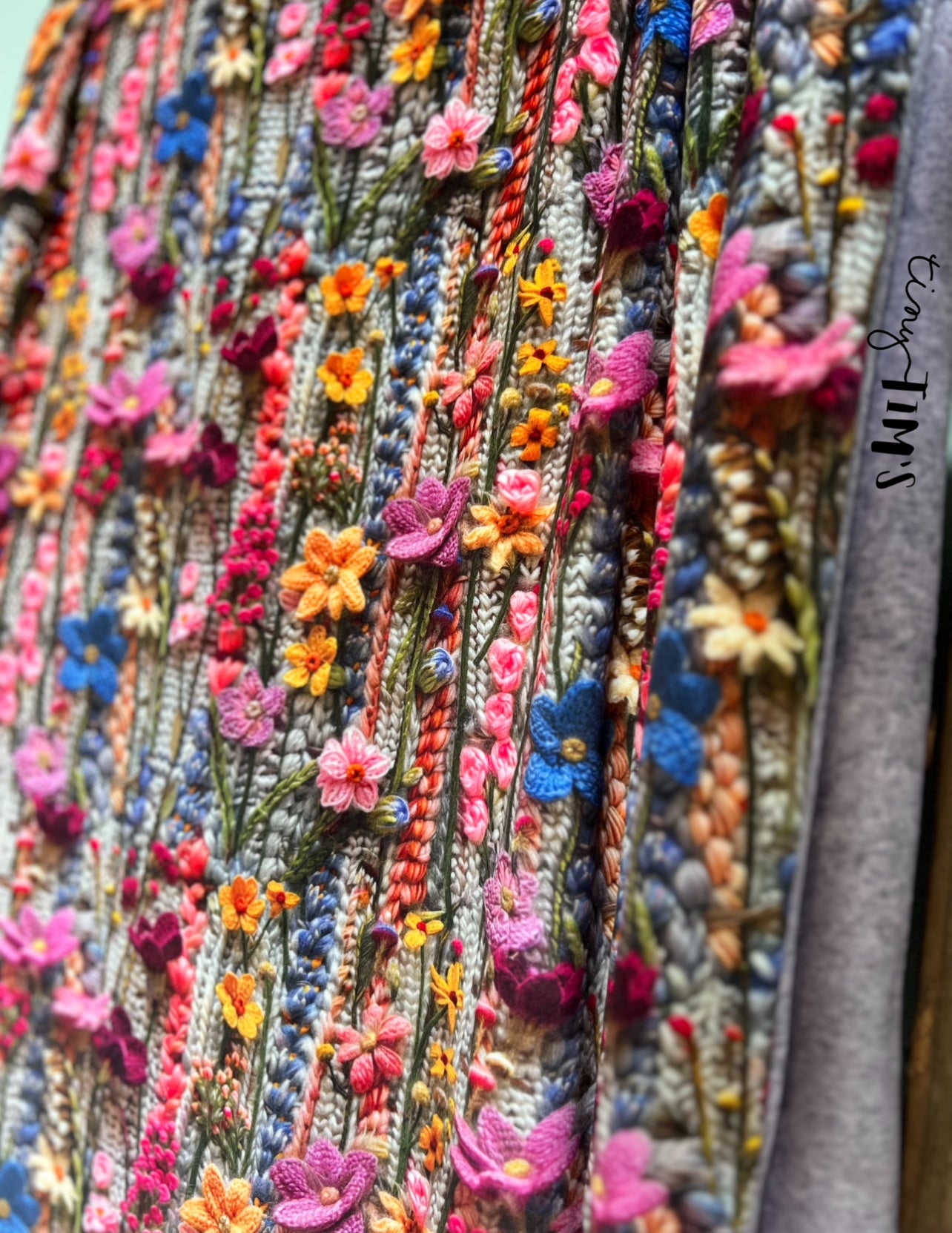 PRE ORDER - Embroidered Wildflower