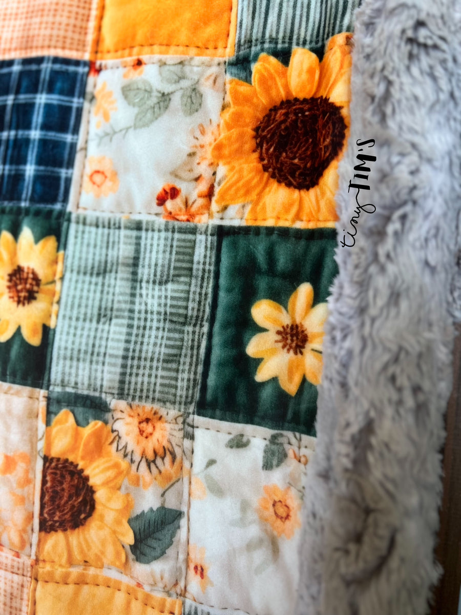 PRE ORDER - Sunflower Quilt Patchwork