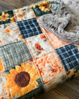 PRE ORDER - Sunflower Quilt Patchwork