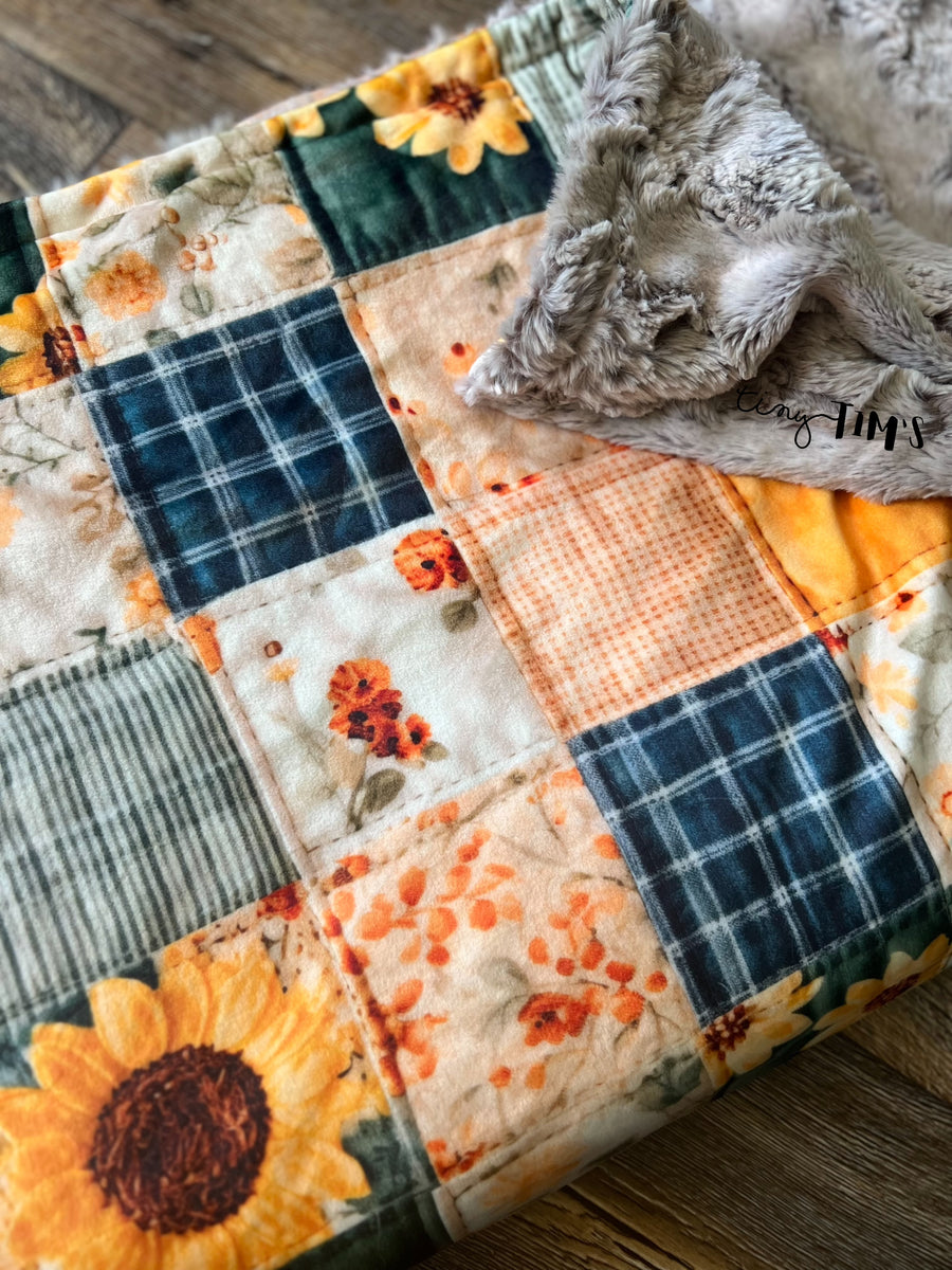 PRE ORDER - Sunflower Quilt Patchwork